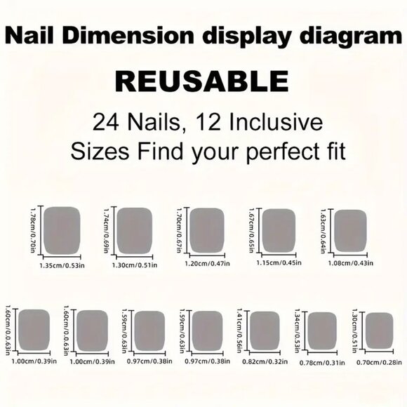 Nails Black Zebra Stripes 24 Fake Press On Glossy Silver Glitter Glam Trendy Fun - Picture 4 of 6